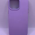 Шкіряний чохол Leather Case (AA Plus) with MagSafe для Apple iPhone 14 Pro Max (6.7) (Elegant purple) 57476