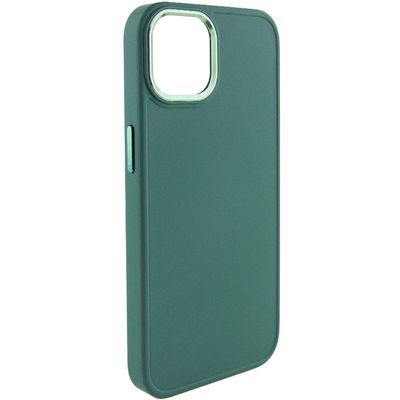 TPU чохол Bonbon Metal Style для Xiaomi Redmi Note 13 4G (Зелений / Pine green) 70823 70823* Чехол