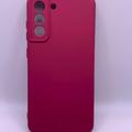 Чехол Silicone Cover Lakshmi Full Camera (A) для Samsung Galaxy S21 FE (Бордовый / Marsala) Китай