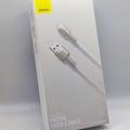 Кабель Cafule Metal Lightning 2.4A (1m) (white) 31092 Baseus