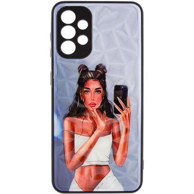 TPU+PC чохол Prisma Ladies для Samsung Galaxy A53 5G (Black in White) Чехол