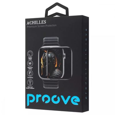 Захисне скло  Achilles Apple Watch Series 4/5/6/SE/SE2/SE3 44 mm (black) 55467 Proove