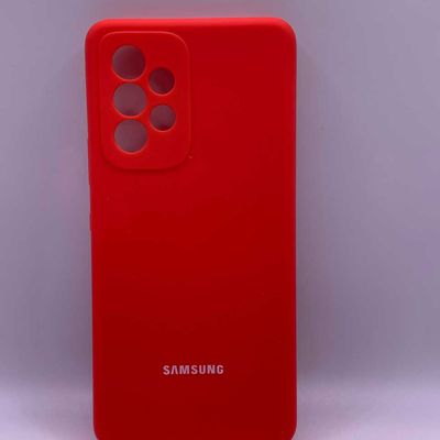 Чохол Silicone Cover Full Camera (AA) для Samsung Galaxy A53 5G (Червоний/ Red) Китай
