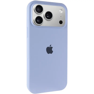 Чохол Silicone Case Full Protective (AA) для Apple iPhone 17 Pro Max (6.9) (Блакитний / Lilac Blue) 00081611 Чехол