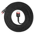 Кабель Cafule Type-C 2A (2m) (red/black) 21713 Baseus