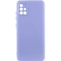 Чохол Silicone Cover Lakshmi Full Camera (A) для Samsung Galaxy A51 (Бузковий / Dasheen) 54532 Чехол