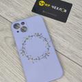 Чохол WAVE Minimal Art Case iPhone with MagSafe 13 (light purple/wreath) Китай