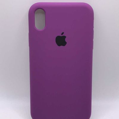 Silicone Case Full Protective (AA) для Apple iPhone XR (6.1) (Фиолетовый / Grape) 34365 34365* 34365 Чехол