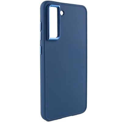 TPU чохол Bonbon Metal Style для Samsung Galaxy S24 (Синій / Cosmos blue) 68446 68446* Чехол