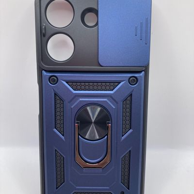 Ударостійкий чохол Camshield Serge Ring для Xiaomi Redmi 13C / Poco C65 (Синій) 00068544 Чехол