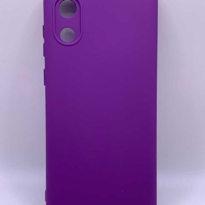 Чохол Silicone Cover Lakshmi Full Camera (A) для Samsung Galaxy A03 Core (Фіолетовий / Purple) 54556 Чехол
