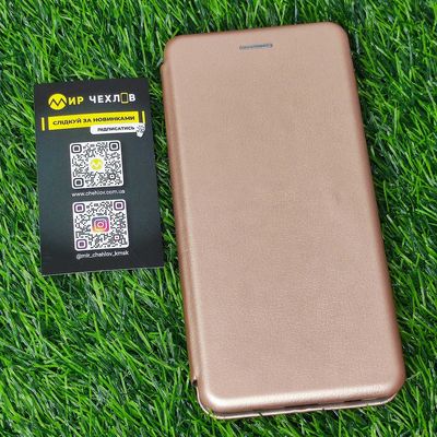 Кожаный чохол (книжка) Classy для Xiaomi Redmi A1 (Rose Gold) 57287 Чехол