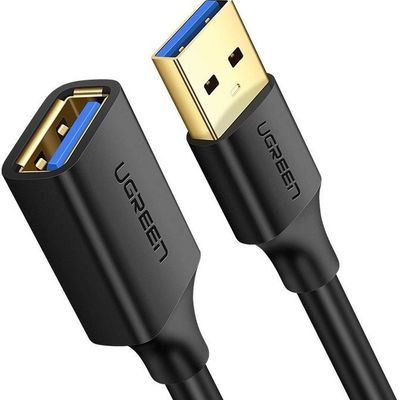 Подовжувач UGREEN US129 USB 3.0 Extension Male Cable 3m (Black) (UGR-30127) Ugreen