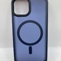 TPU+PC чохол Metal Buttons with MagSafe Colorful для Apple iPhone 13 (6.1) (Синій) 64996 64996 Чехол