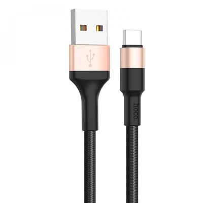 Кабель Type-C  Xpress X26 (black-gold) black-gold 000001300 Hoco