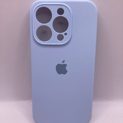 Чохол Silicone Case Full Camera Protective (AA) для Apple iPhone 15 Pro (6.1) (Блакитний / Sweet Blue) 00066392 00066392* Чехол