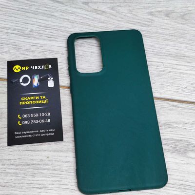 Силиконовый чехол Candy для Samsung Galaxy A73 5G (Зеленый / Forest green) 53926* Чехол