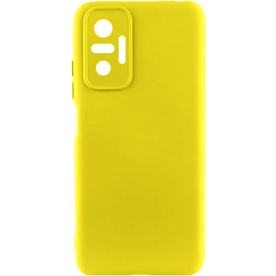 Чохол Silicone Cover Lakshmi Full Camera (AAA) для Xiaomi Redmi Note 10 Pro / 10 Pro Max (Жовтий / Yellow) 64723 64723* Чехол