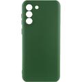 Чохол Silicone Cover Lakshmi Full Camera (A) для Samsung Galaxy S22 (Зелений / Dark green) 55433 Чехол