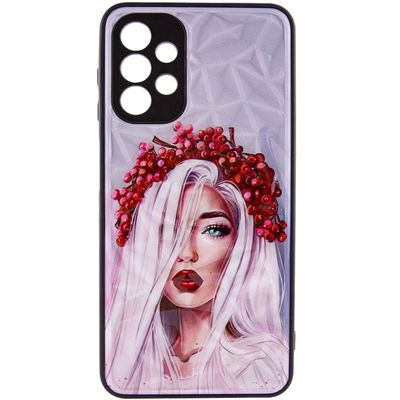 TPU+PC чохол Prisma Ladies для Samsung Galaxy A32 4G (Ukrainian Girl) 47286 Чехол