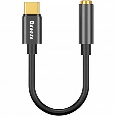 Перехідник AUX  L54 Type-C to 3.5mm (black) 27317 Baseus