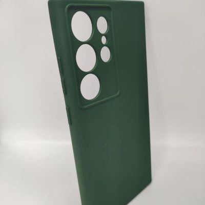 Чохол Silicone Cover Lakshmi Full Camera (A) для Samsung Galaxy S24 Ultra (Зелений / Dark green) 67951 Чехол