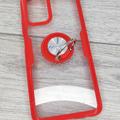 Чохол TPU+PC чехол Deen CrystalRing for Magnet (opp) для Xiaomi Redmi Note 10 / Note 10s (Бесцветный / Красный) 47182  47182 Китай