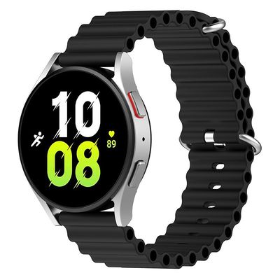 Ремінець Ocean Band для Smart Watch 22mm (Чорний / Black) 00068669 Жовтень