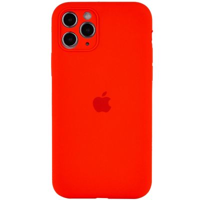 Чохол Silicone Case Full Camera Protective (AA) для Apple iPhone 12 Pro Max (6.7) (Червоний / Red)* Чехол