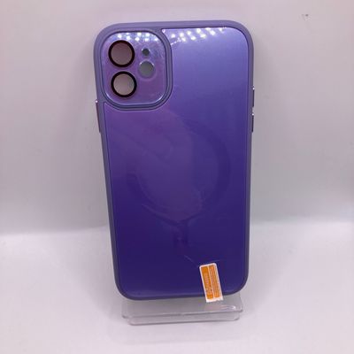 Чохол TPU+Glass Sapphire Midnight with MagSafe для Apple iPhone 11 (6.1) (Бузковий / Dasheen) 65440 65440* Чехол