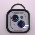 Захисне скло Metal Shine на камеру (в упак.) для Apple iPhone 13 mini / 13 (Бузковий / Rainbow) 62930 Стекло