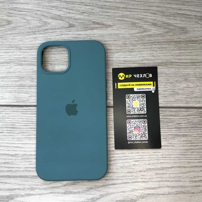Silicone Case Full Protective (AA) для Apple iPhone 13 (6.1) (Зеленый / Light cactus) 49838 49838* Чехол