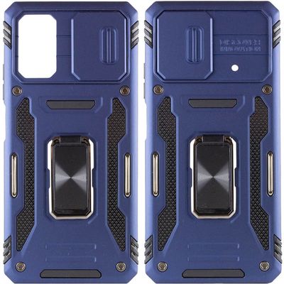 Ударостійкий чохол Camshield Army Ring для Xiaomi Poco X5 5G / Note 12 5G (Синій / Navy) 64647 64647* Чехол