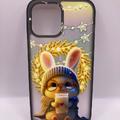 Чохол WAVE Snowy animals Matte Gradient (Nprint) iPhone 13 Pro Max (rabbit (black)) 1321 1321* 1321 Чехол