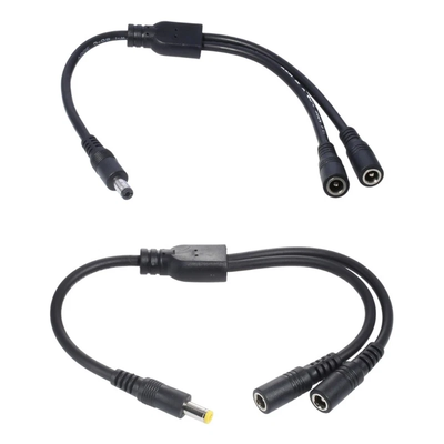 1 Female to 2 Male 5.5mmx2.1mm DC Power Splitter Cable 790975
