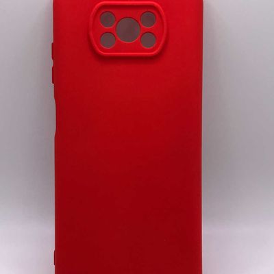 Чохол Silicone Cover Lakshmi Full Camera (A) для Xiaomi Poco X3 NFC / Poco X3 Pro (Червоний / Red) 54539 Чехол
