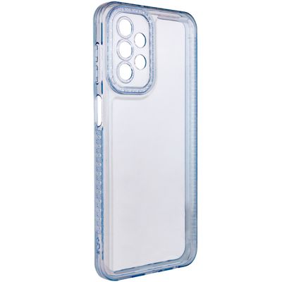 Чохол TPU Starfall Clear для Samsung Galaxy A23 4G (Блакитний) 64290 Чехол