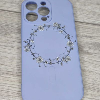 Чохол WAVE Minimal Art Case iPhone with MagSafe 13 Pro (light purple/wreath) 35291* 35291 Китай