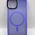 TPU+PC чохол Metal Buttons with MagSafe Colorful для Apple iPhone 13 (6.1) (Бузковий) 64996 64996* Чехол