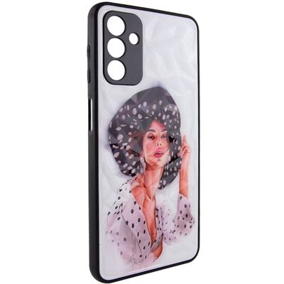 TPU+PC чохол Prisma Ladies для Samsung Galaxy A54 5G (Girl in a hat) 63735 63735* Чехол