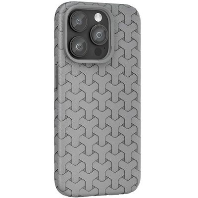 Чохол TPU Weaving для Apple iPhone 15 Pro Max (6.7) (Grey) 74859 74859 Чехол