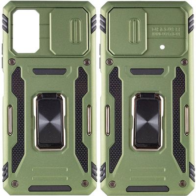 Ударостійкий чохол Camshield Army Ring для Xiaomi Poco X5 5G / Note 12 5G (Оливковий / Army Green) 64647 64647* Чехол