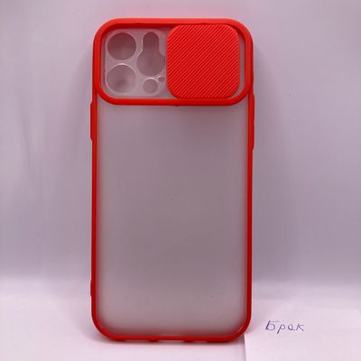 Чехол Camshield mate TPU со шторкой для камеры для Apple iPhone 12 Pro / 12 (6.1) (Красный) 41647 41647 41647 41647 Китай
