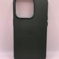 Шкіряний чохол Leather Case (AA Plus) with MagSafe для Apple iPhone 14 Pro (6.1) (Shirt Green) 57475 57475* 57475