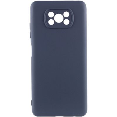 Чохол Silicone Cover Lakshmi Full Camera (AA) для Xiaomi Poco X3 NFC / Poco X3 Pro (Синій / Navy Blue) 72638 Чехол