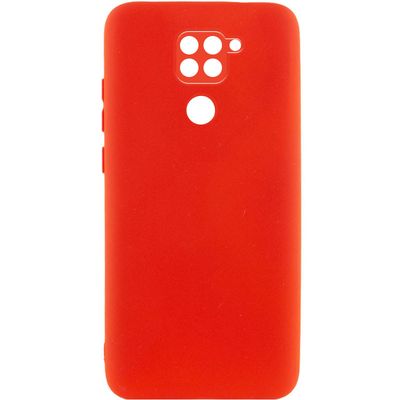 Чохол Silicone Cover Lakshmi Full Camera (A) для Xiaomi Redmi Note 9 / Redmi 10X (Червоний / Red) 57533 Чехол
