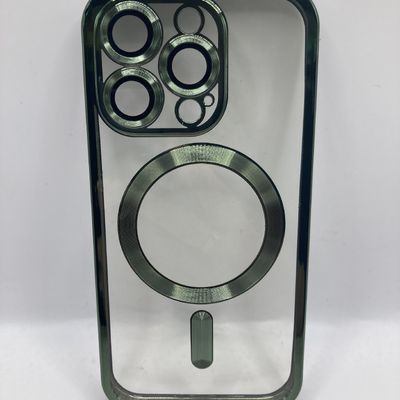 Чохол Metal Matte Case with Magnetic Ring iPhone 14 Pro (dark green) 54513 54513* 54513 Чехол
