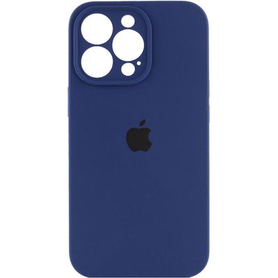 Чохол Silicone Case Full Camera Protective (AA) для Apple iPhone 13 Pro Max (6.7) (Темно-синій / Midnight blue) 50658 50658* Чехол