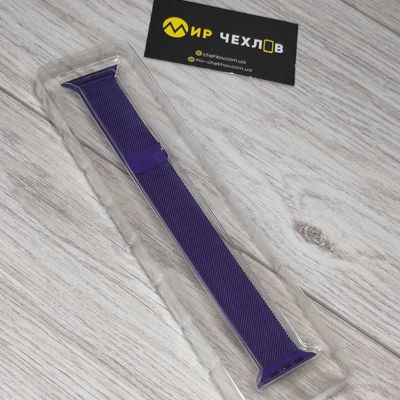 Ремінець Apple Watch Milanese Loop 42/44/45/49 mm (purple) 7771 7771 Ремешок