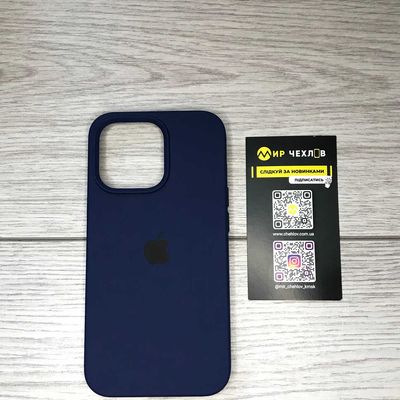 Чохол Silicone Case Full Protective (AA) для Apple iPhone 13 Pro (6.1) (Синій / Deep navy) 49839 49839* Чехол